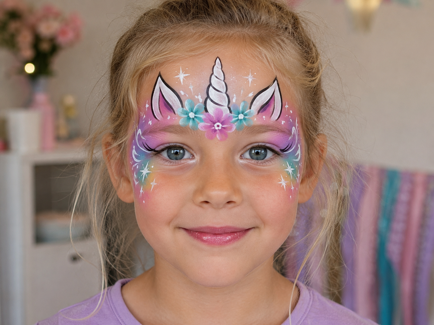 Unicorn schminken stap voor stap