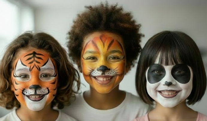 Dieren schmink voor kinderen