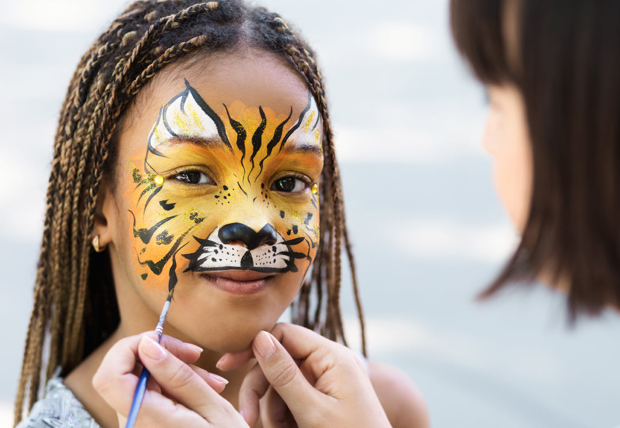 Tijger schminken voor kinderen | 6 makkelijke stappen