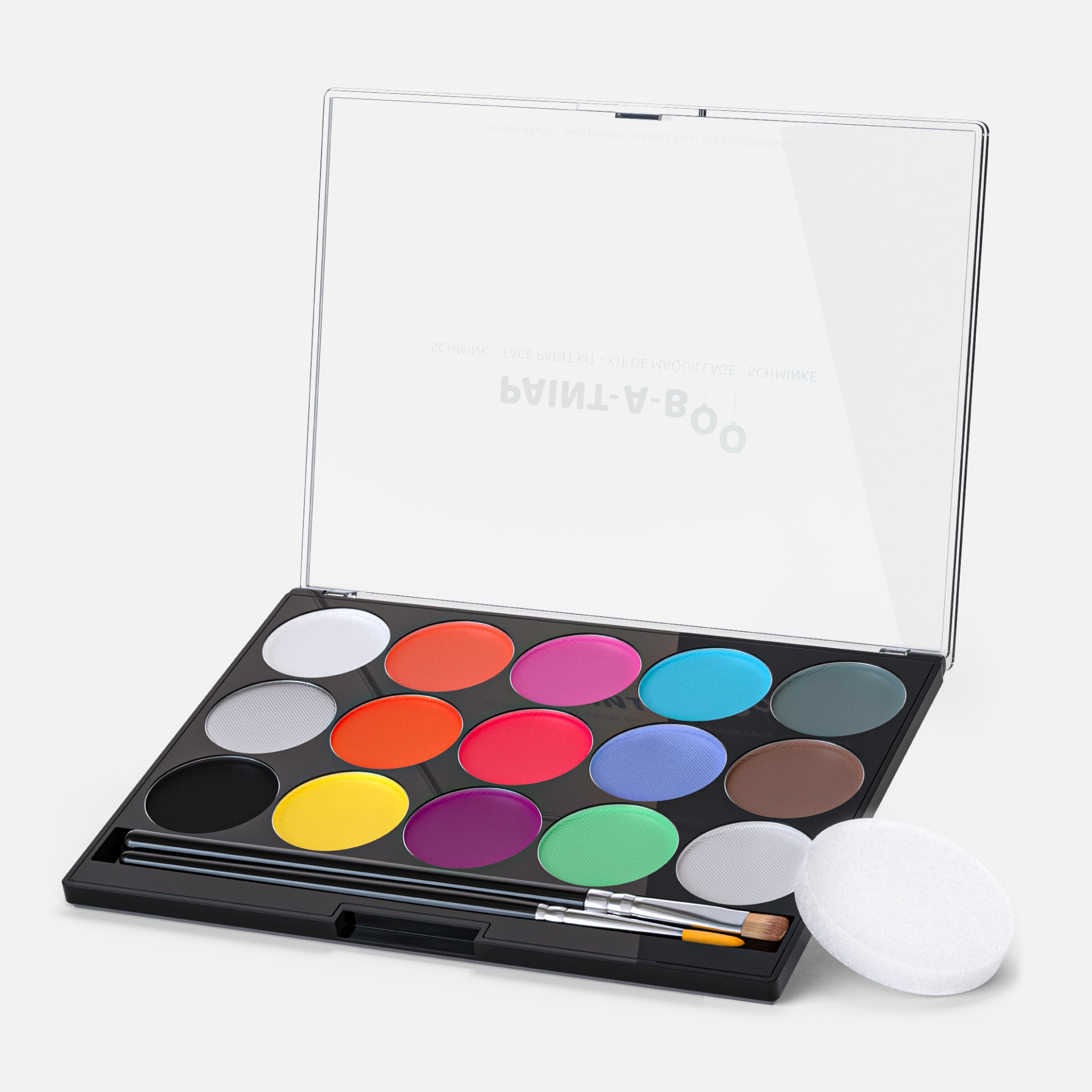 Schminkset op waterbasis met 15 kleuren van Paint-A-Boo
