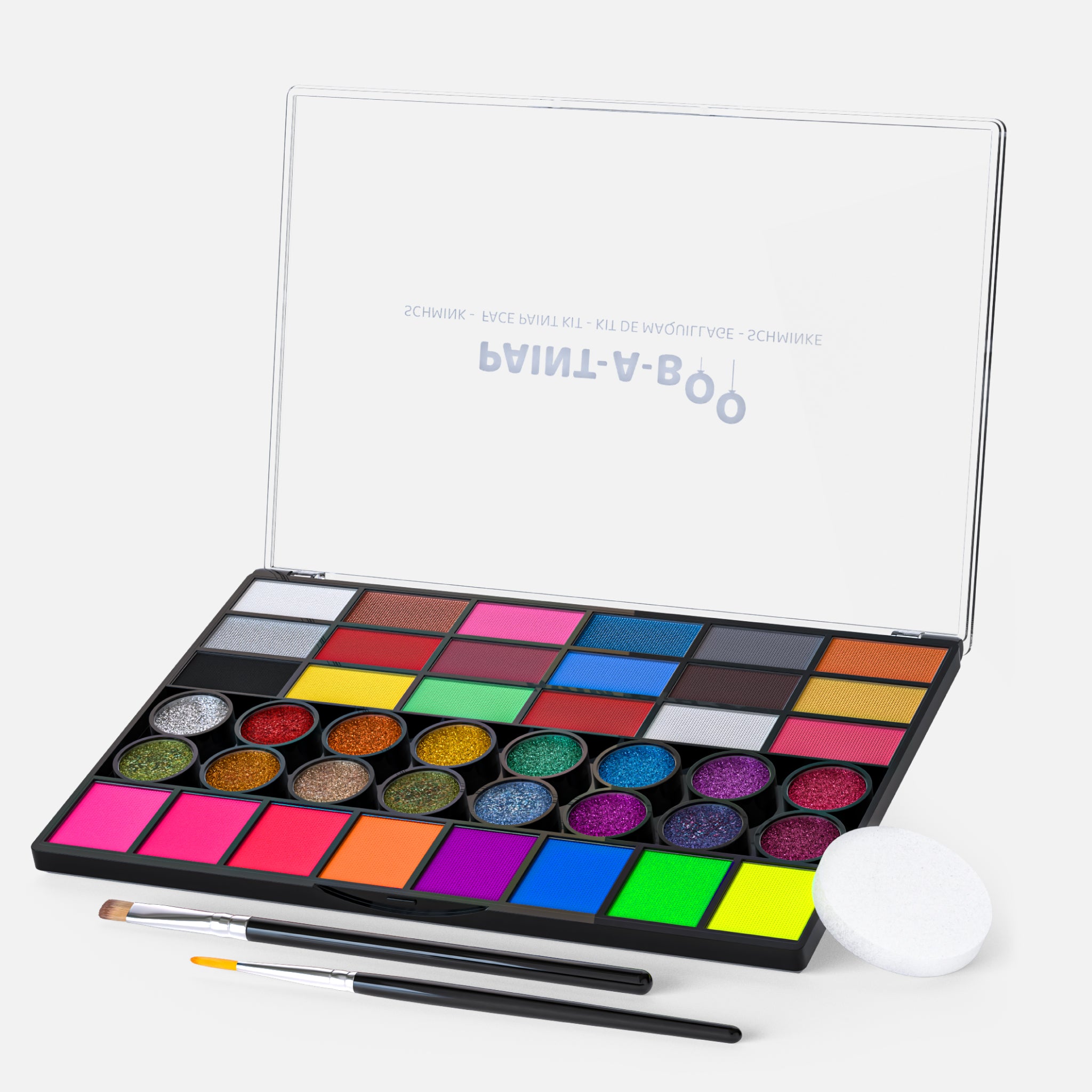 Schminkset op waterbasis met 42 kleuren van Paint-A-Boo