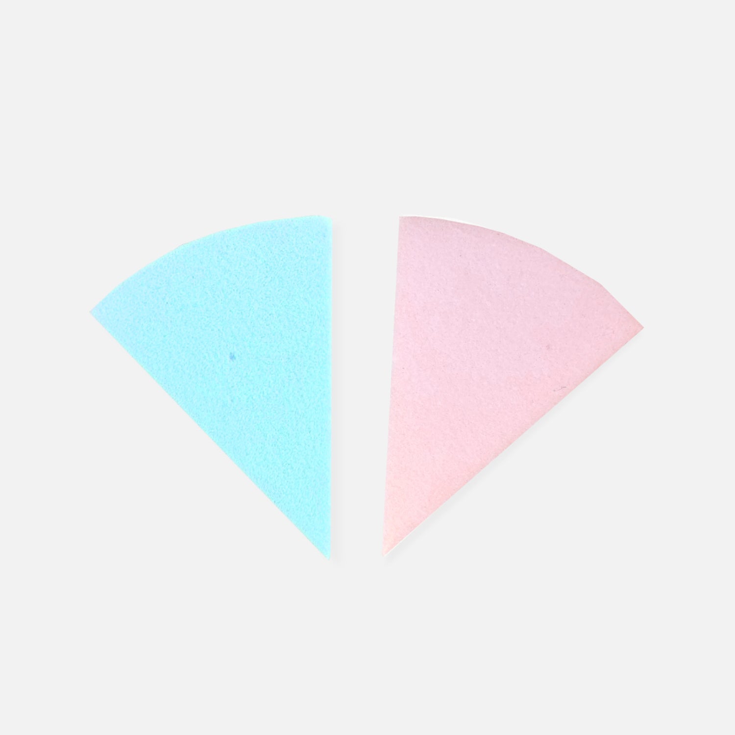 Schmink sponsjes in de kleuren blauw en roze