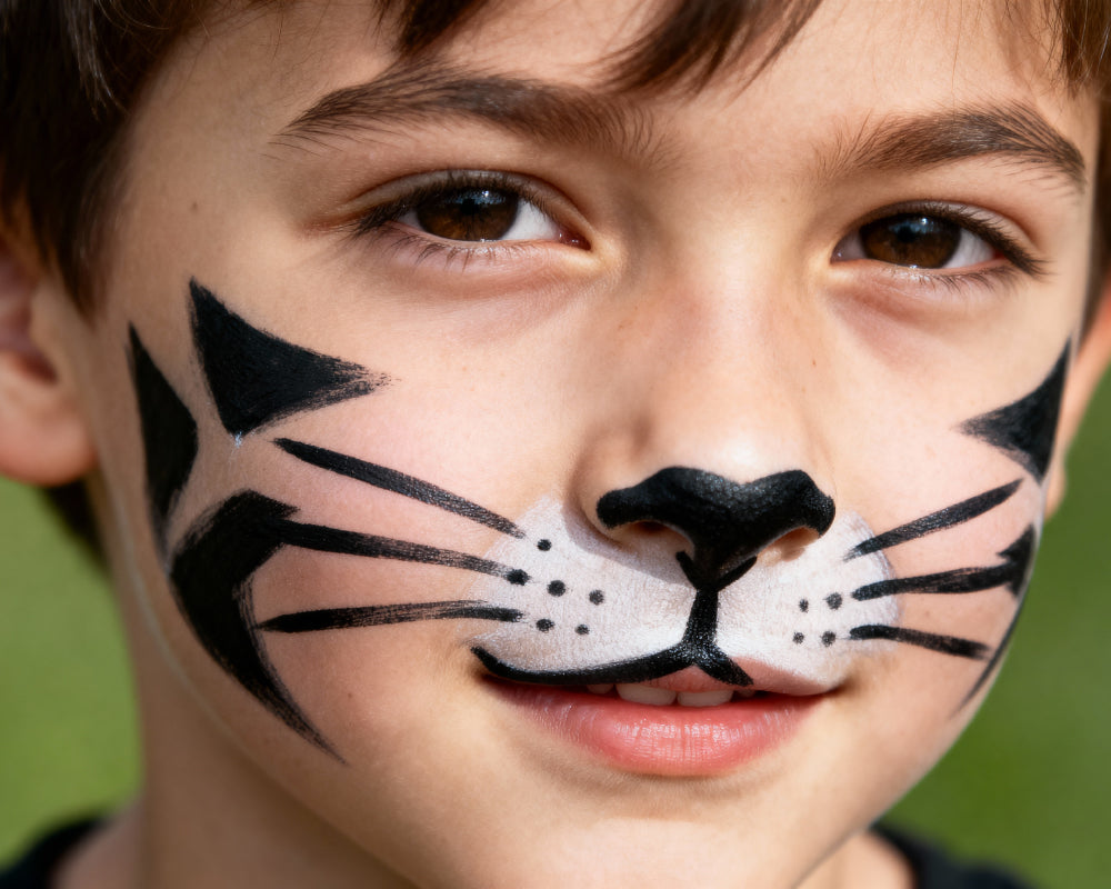 Zwarte schmink voor dieren schminken